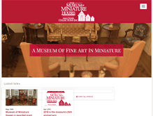 Tablet Screenshot of museumofminiatures.org